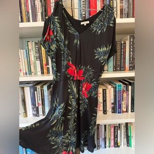 Surface to Air floral print silk mini dress